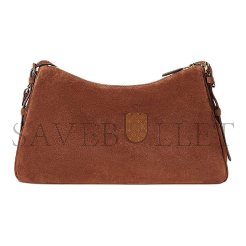 Pra*a aimÉe large suede shoulder bag 1bc228 01 (39*23*12cm))